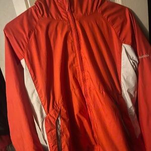 Columbia Jacket Womens medium Full Zip Long Sleeve Outdoor Lightweight Hood